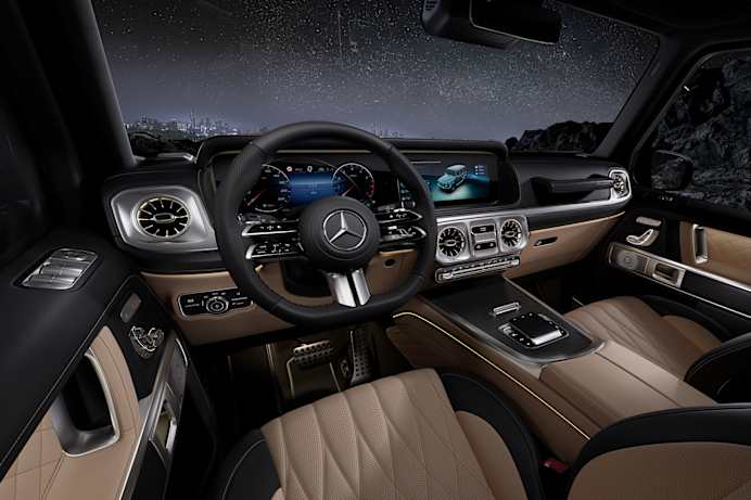 mercedes benz g class brand ethos design luxurious cockpit