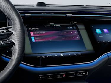 mercedes benz mbux landing page features personalisation face recognition