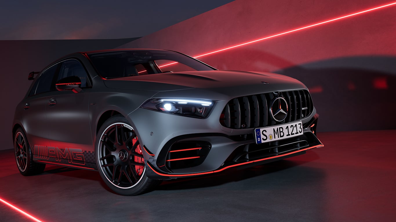 mercedes amg a class w177 exterior 45s radiator grill