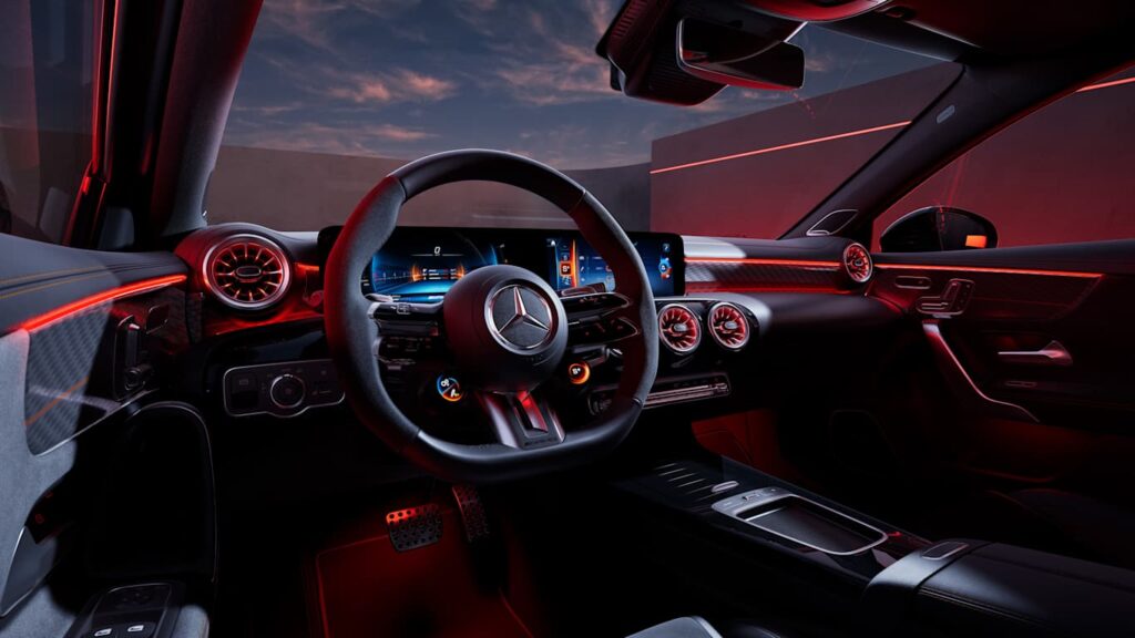 mercedes amg a class w177 teaser interior