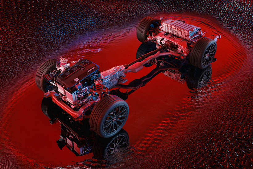 mercedes amg brand history technique