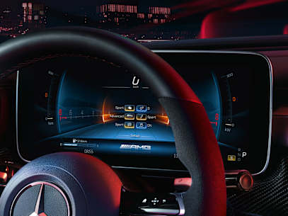 mercedes amg c class w206 interior hotspot perfomance specific instrument
