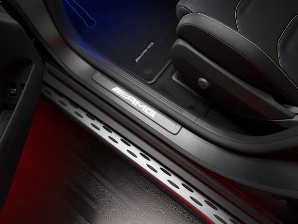 mercedes amg glc suv x254 interior hotspot doorsill panels
