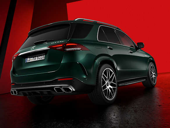 mercedes amg gle suv v167 exterior 63s rear