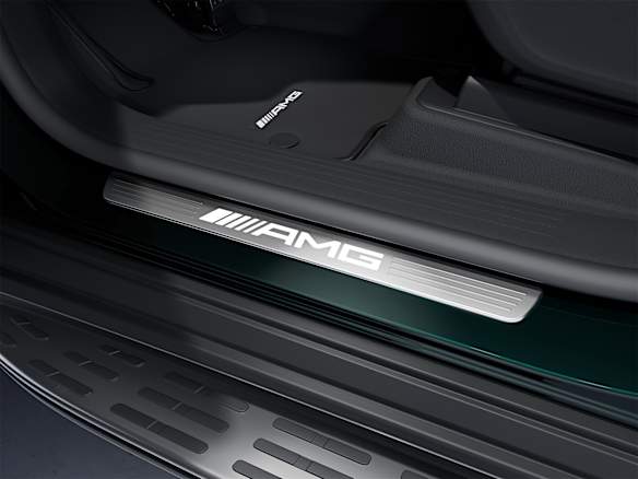 mercedes amg gle suv v167 interior hotspot amg door sills