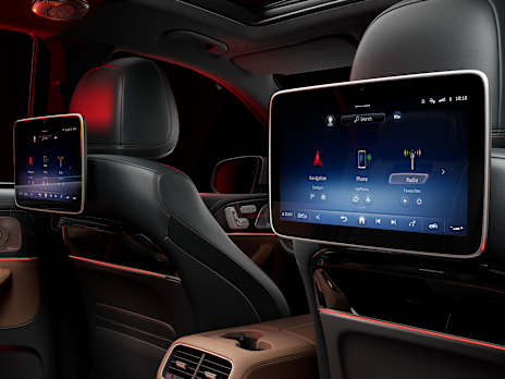 mercedes amg gls x167 interior hotspot mbux