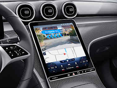 mercedes benz c class w206 equipment multimedia hotspot mbux augmented reality