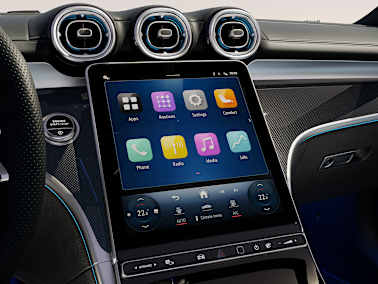 mercedes benz cle a236 interior hotspot centerdisplay