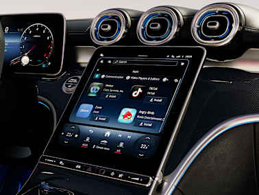mercedes benz cle a236 interior hotspot mbux