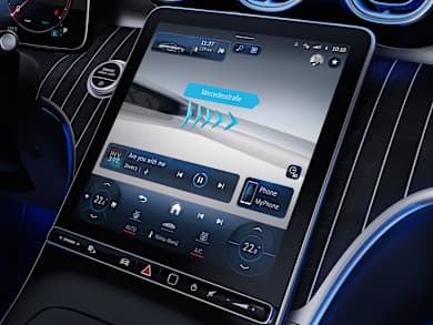 mercedes benz cle coupe c236 equipment multimedia hotspot mbux augmented video