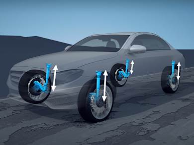 mercedes benz e class w214 equipment drivetrain airmatic