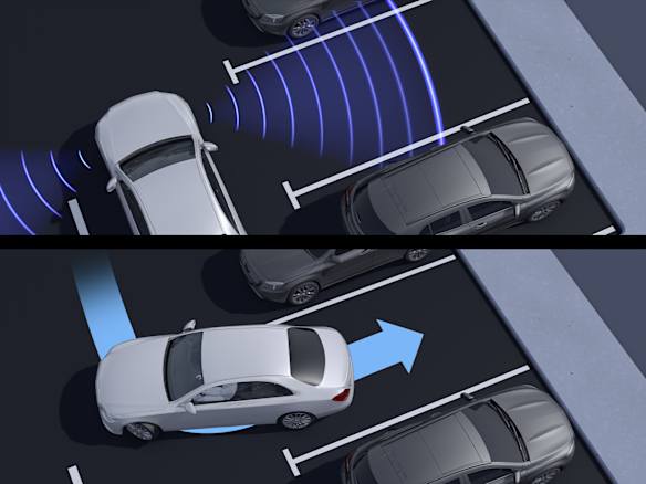 mercedes benz e class w214 exterior hotspot parking package remotet