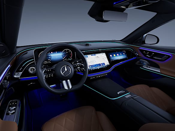 mercedes benz e class w214 interior hotspot active ambient lighting