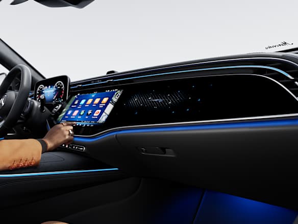 mercedes benz e class w214 interior hotspot mbux new generation