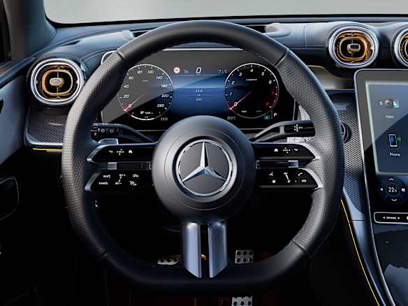 mercedes benz glc coupe c254 interior hotspot multifunction sport steering wheel