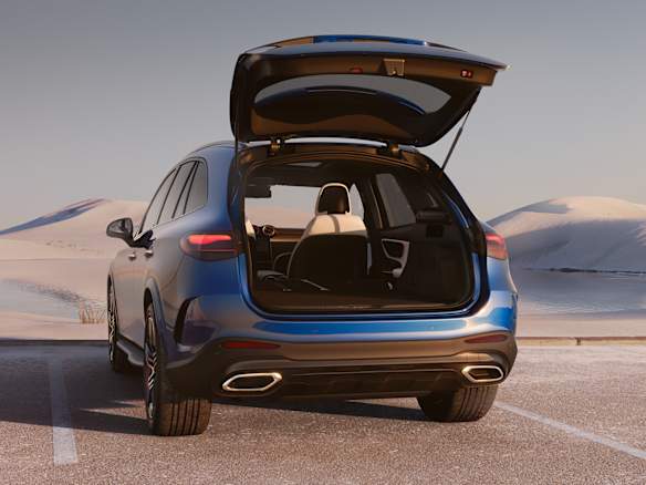 mercedes benz glc suv x254 interior boot volume