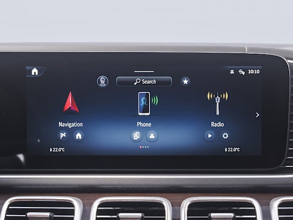 mercedes benz gle coupe c167 interior highlights hotspot mbux