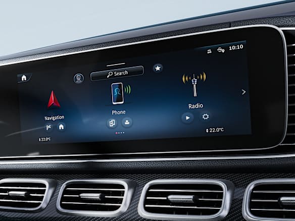 mercedes benz gle suv v167 interior highlights front hotspot mbux