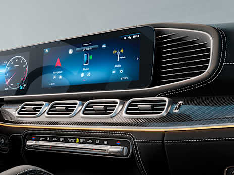 mercedes benz gls suv x167 interior hotspot mbux