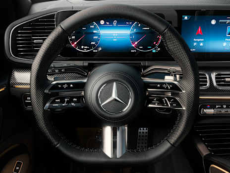 mercedes benz gls suv x167 interior hotspot steering wheel