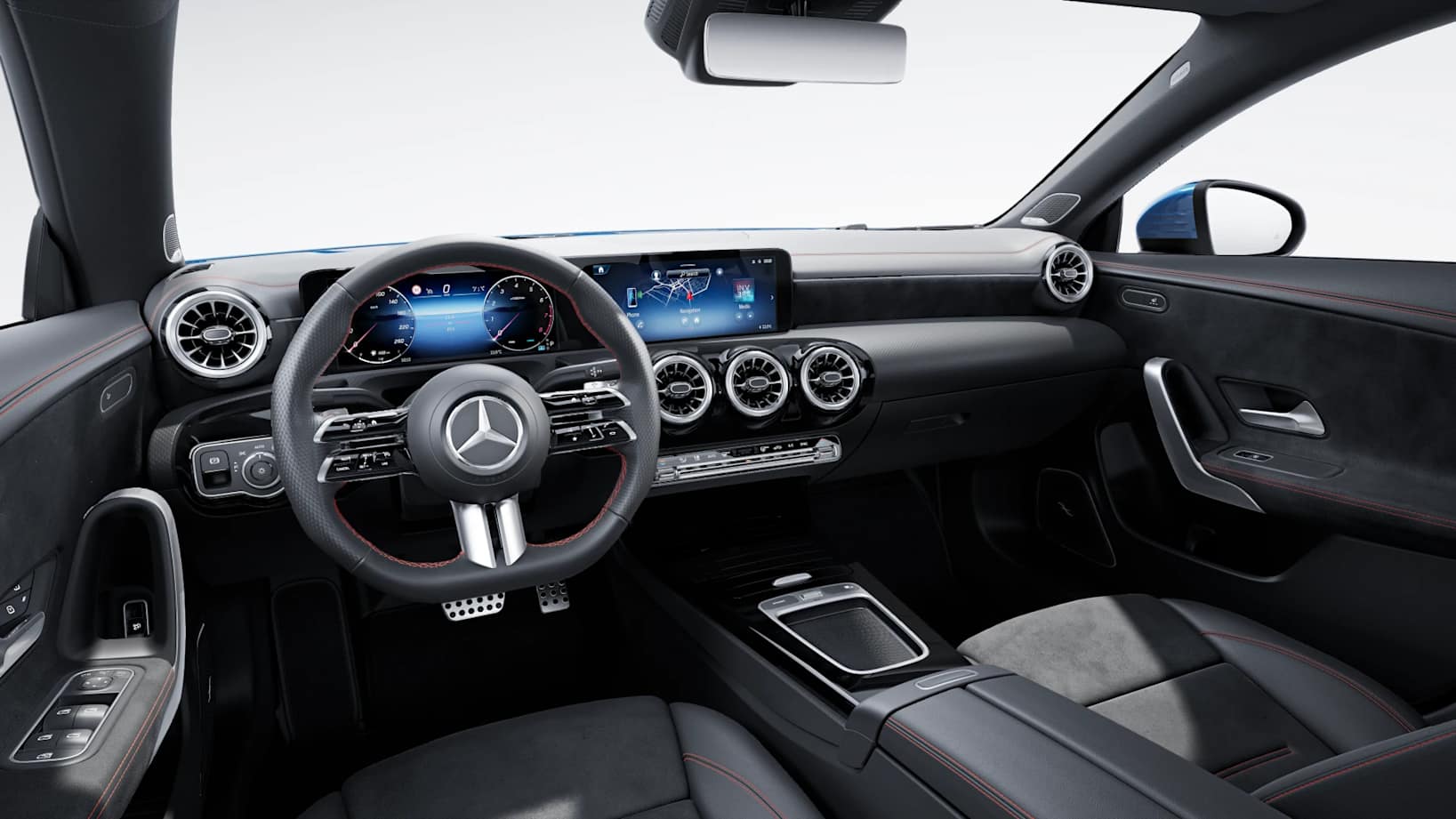 cla coupe interior amg_line