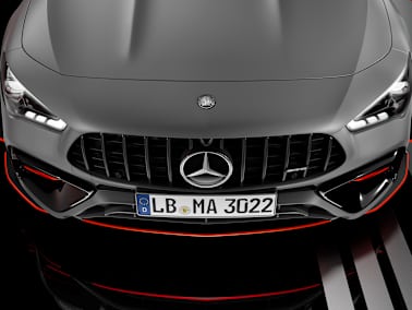 mercedes amg cla coupe c118 exterior 45 s front