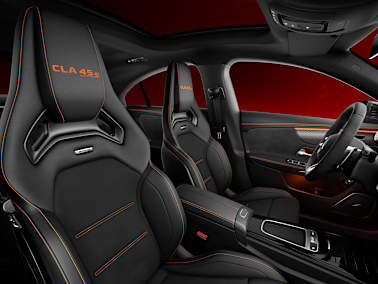 mercedes amg cla coupe c118 interior hotspot performance seats