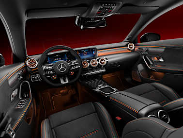 mercedes amg cla coupe c118 special edition interior 01