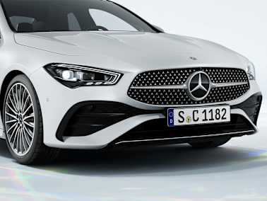 mercedes benz cla coupe c118 exterior highlights hotspot front design